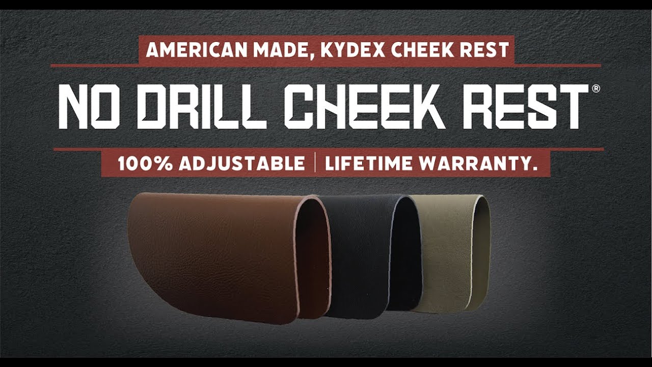 Упор для щеки из кайдекса без сверления