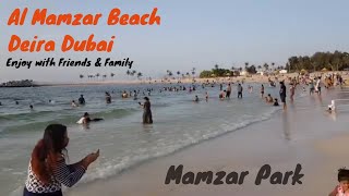 Al mamzar beach | dubai deira best in family place