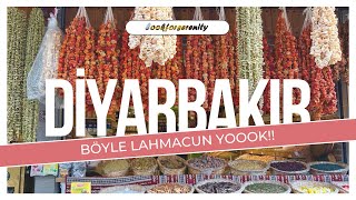 Yediğim En iyi Lahmacun Diyarbakır'da | Lübnan Künefesi Yedim #diyarbakır  #vlog