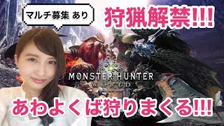 【MHW】モンハンワールド狩猟解禁！あわよくば狩る！ネルギガンテ戦にリベンジ!MONSTER HUNTER【こたば】