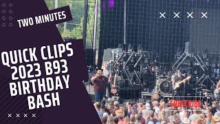 Two Minutes of Music from Country Music Festival 2023 b93 Birthday Bash #theocdtraveler