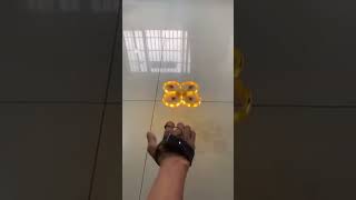 Умные перчатки + неоновый дрон — управляй полётом движением руки ✋🚀 #шортс #обзор #ai #future