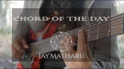 CMaj7, drop 2, 3rd inversion (D string) - Chord of the day 163