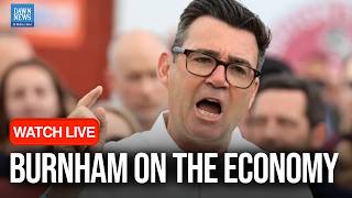 🔴 LIVE: Andy Burnham Outlines Economic Vision Ahead of UK Leadership Bid