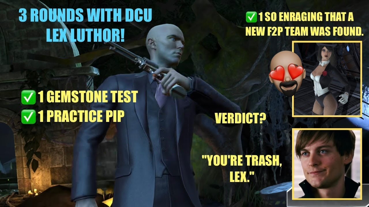 DCU Lex Luthor makes me crash out and accidentally find a NEW F2P team! Injustice 2 Mobile