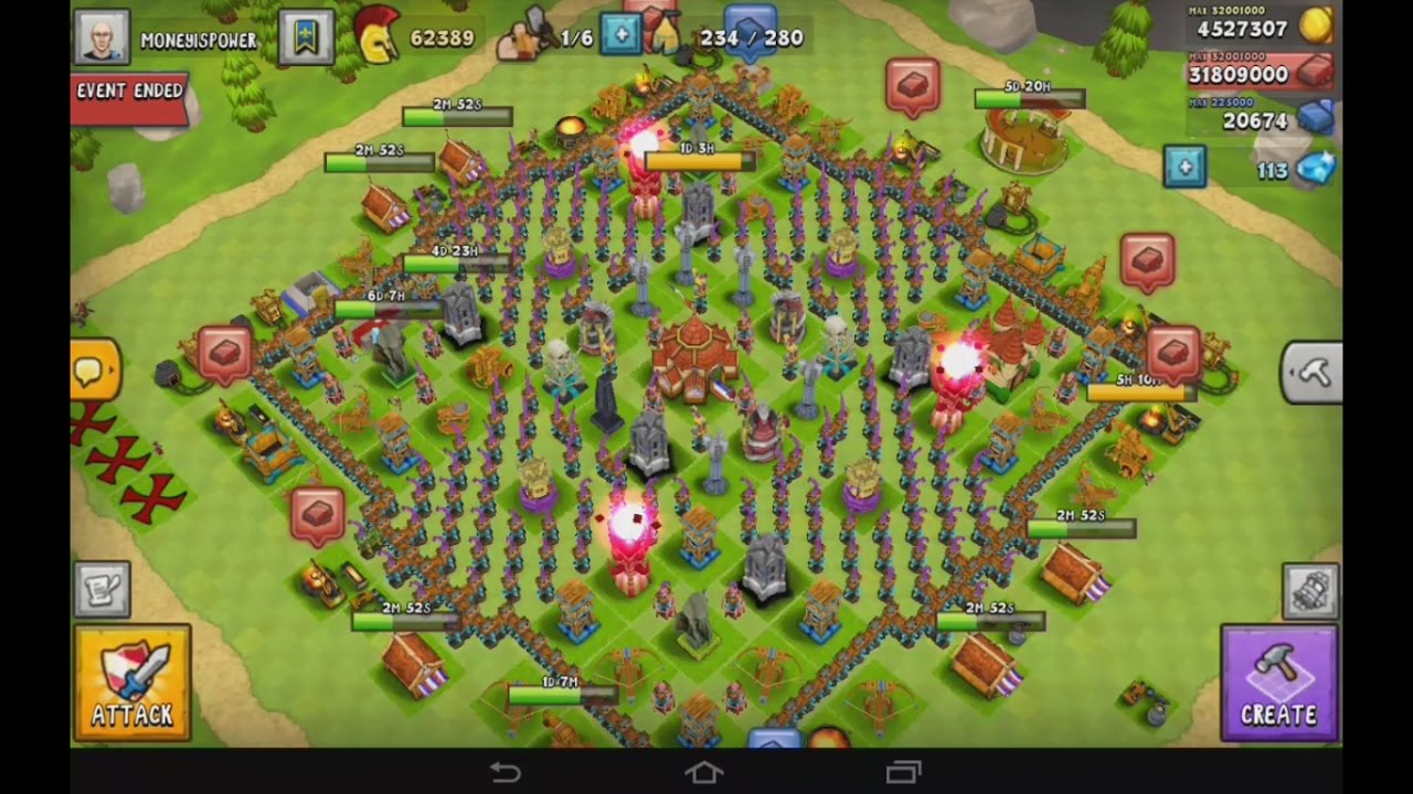 Greed for Glory Diamond Boosting Gameplay - 22 million gold upgrade - Part 1