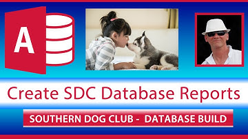 MS-Access Reports for Southern Dog Club DB Solution - MS-Access Reports Tutorial on Database Reports