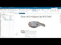 NX CAM Face mill-Midpass Session7 by N.V.Patil #NXCAM