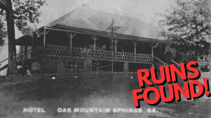 RUINS FOUND! Massive 175 YEAR OLD Spring Resort Pool Discovered in Georgia Woods