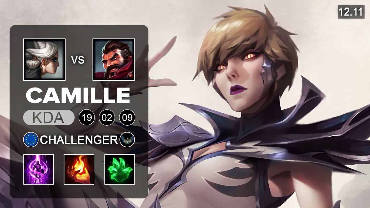 Camille vs Graves Top - EUW Challenger - Patch 12.11 Season 12