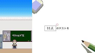 88点のテストを / 初音ミク ー あたらくしあ