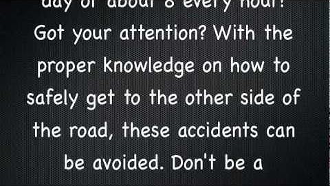 How to Safely Use a Crosswalk