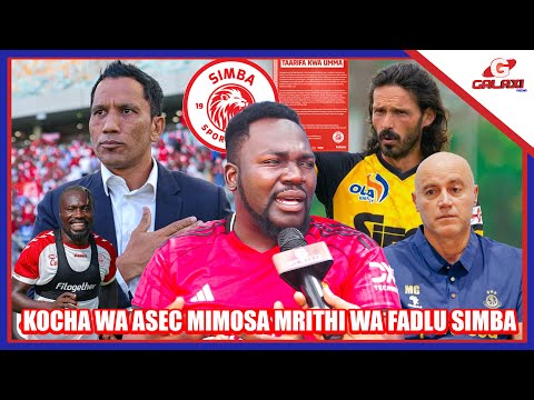 DOKTA MO ALIPUKA MRITHI WA FADLU DAVIES SIMBA KOCHA WA ASEC MIMOSA YUKO MBIONI KUCHUKUA MIKOBA YAKE