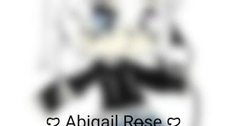 Speed Edit Gift For ꨄ Abigail Rose ꨄ  İnşallah Görürsün Qwq