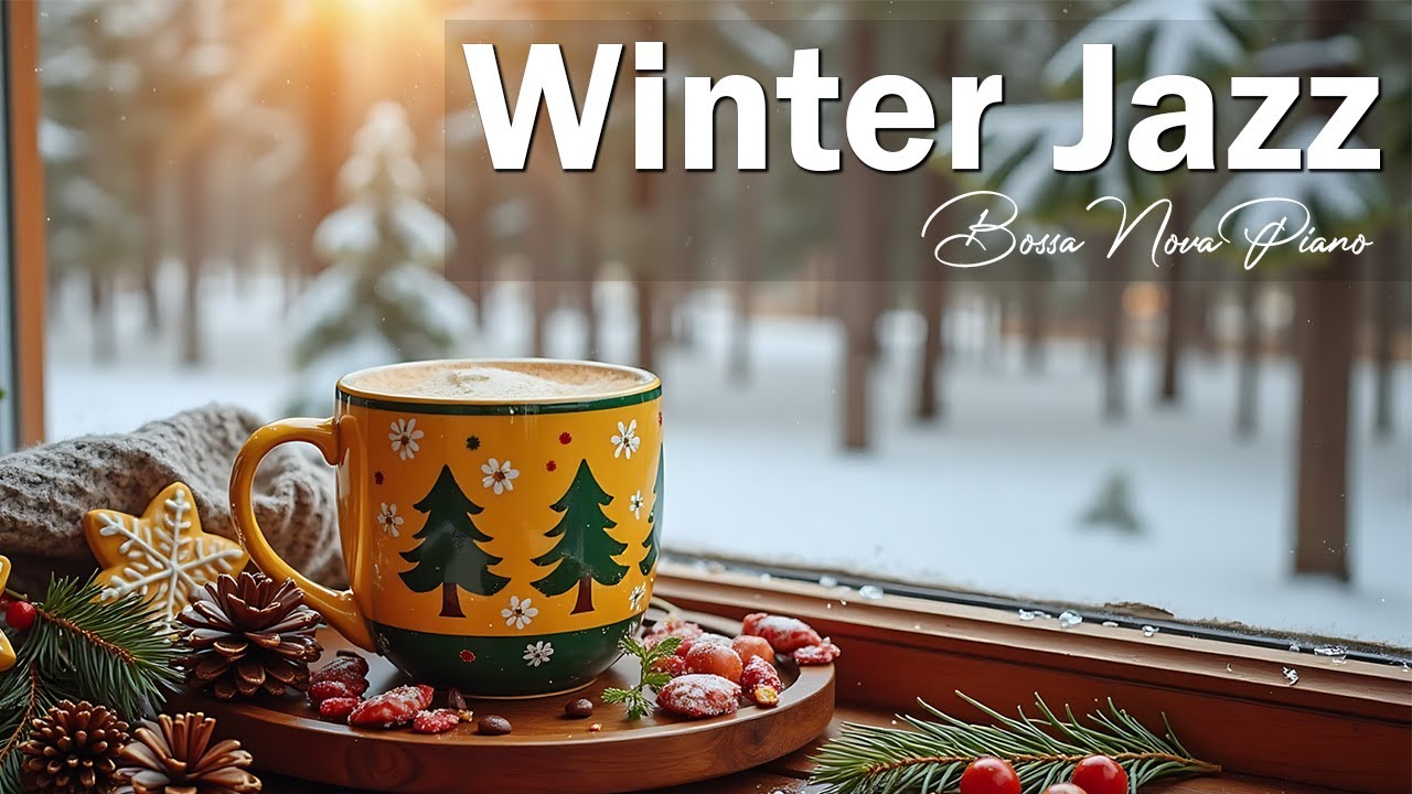 Sweet December Jazz ☕ Relaxing Winter Coffee Jazz Music and Soft Bossa Nova Piano for Great Moods