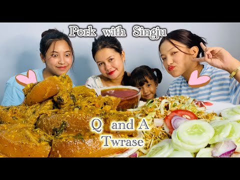 PORK MUKBANG with SPICY WATHI😆