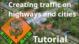 #openttd How to create cars on highways and cities without AI?(5 min tutorial)