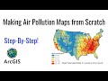 Making air pollution maps from scratch