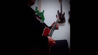 ESP EII Red sparkle, Red house backing track. Quick improv