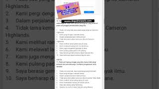 34 CONTOH KARANGAN MENGGUNAKAN 10 AYAT MUDAH #shorts #bahasamelayu 34 CONTOH KARANGAN MENGGUNAKAN 10 AYAT MUDAH #shorts #bahasamelayu