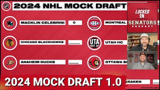 2024 NHL Mock Draft: Post-Lottery Top-8