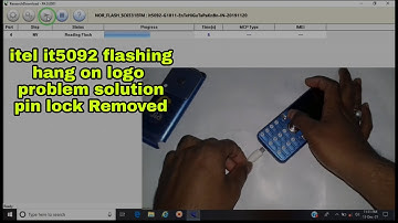 itel it5092 flashing Pin lock removed hang on logo problem solution