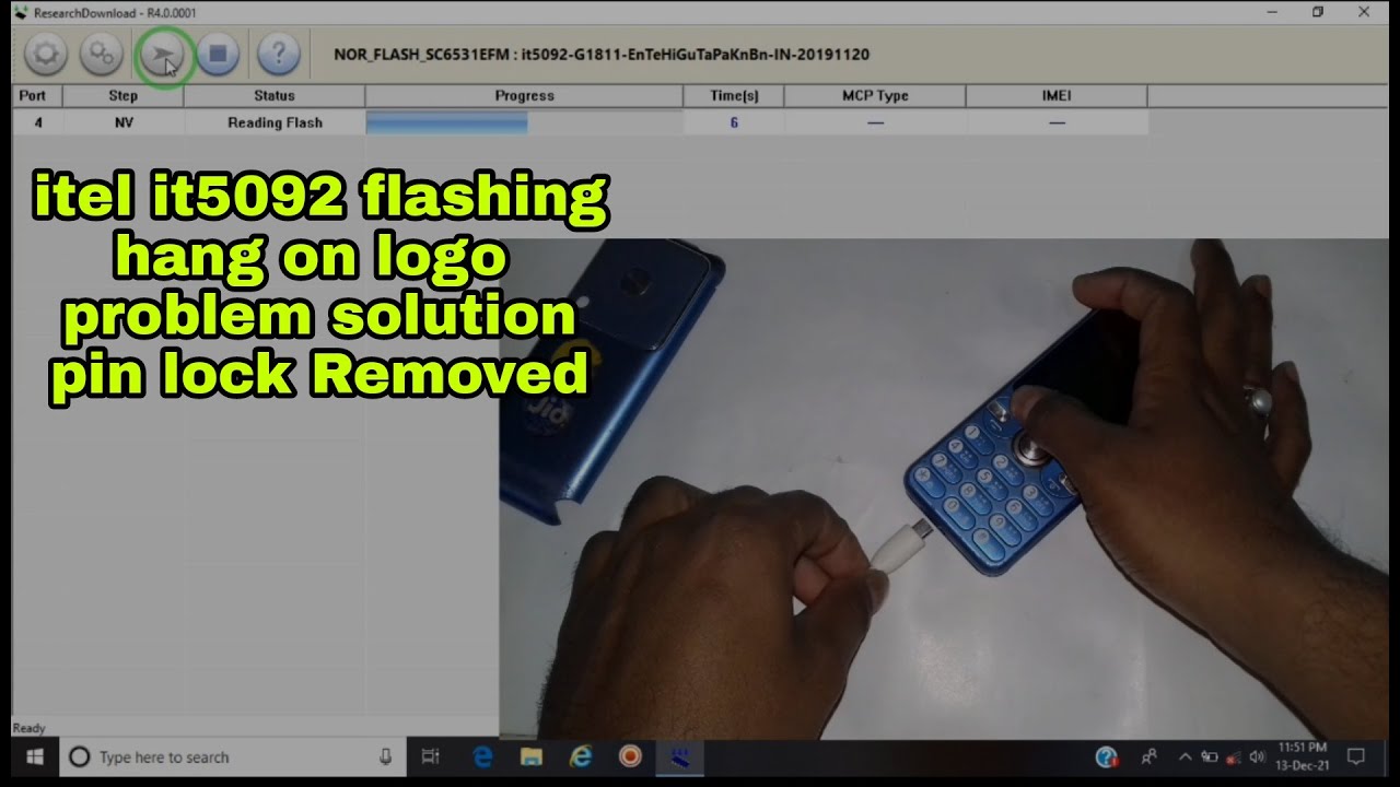 itel it5092 flashing Pin lock removed hang on logo problem solution
