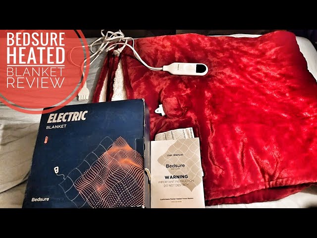 Bedsure Heated Blanket Review #bedsure #electricblanket #heatedblanket # blanket #heated #electric - YouTube