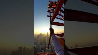 Hardhat Cam Captures Terrifying Fall on Steel Beam