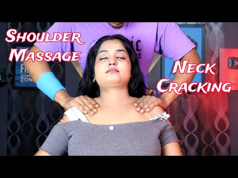 Female Shoulder Massage For Pain Relief | Melt Away Shoulder Pain: Relaxing Female Massage Technique