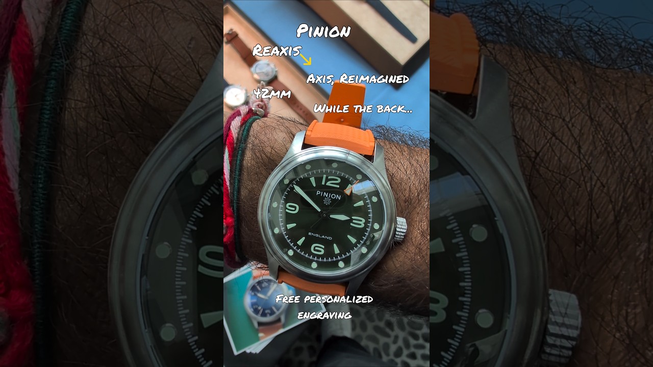 Pinion Reaxis: The Phoenix 🐦‍🔥 💚 Dial