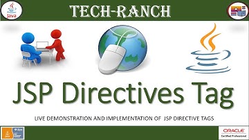 Learn all about JSP Directive Tags | JSP | @TechRanch