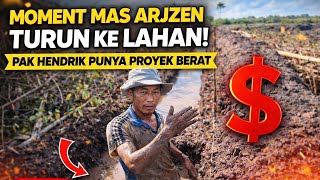 Moment Vidio Mas Arjzen Kena Dolar Merah Up Kembali Fans Mas Arjzen Kerjakan Lahan Di Pak Hendrik