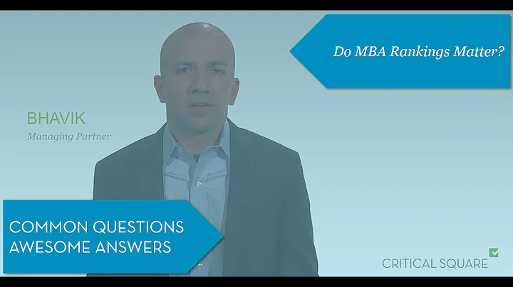 Do Business School Rankings Matter?