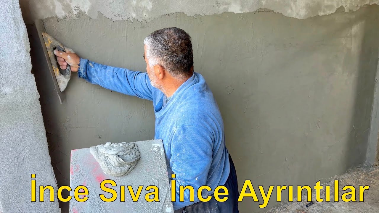 İnce Sıvada Pürüzsüz Yüzey Nasıl Yapılır? Ustanın Altın Tavsiyeleri !