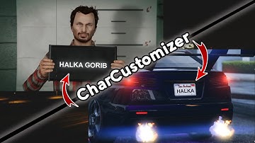 CharCustomizer Script | QB/ESX | Custom Vehicle Plate & Phone Number | FiveM Roleplay Server Script