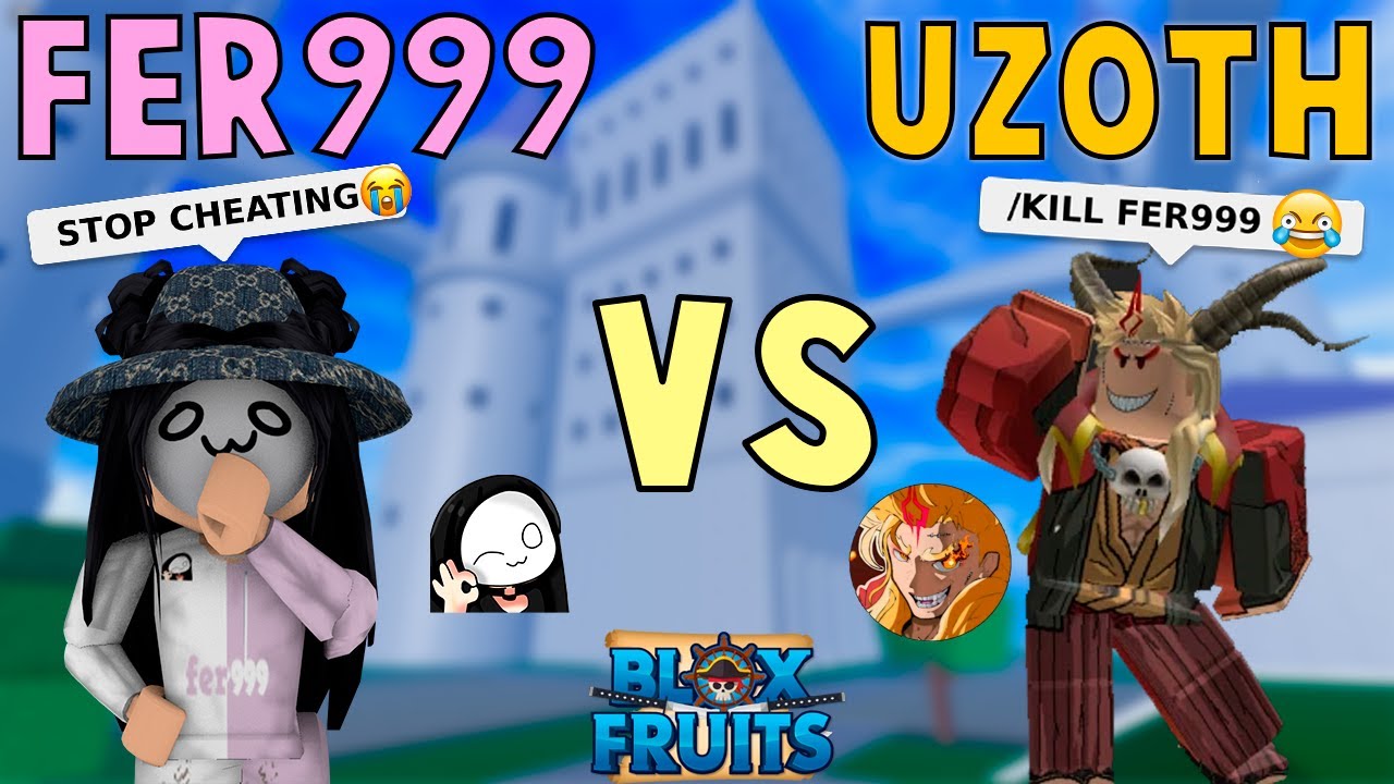 Я вызвал Узота на бой 1 на 1 в Blox Fruits @ItsUzoth