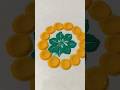 Simple Rangoli | Satisfying Rangoli |Easy Rangoli Tips and Tricks |asmr#rangoli#satisfying#asmr#yarn