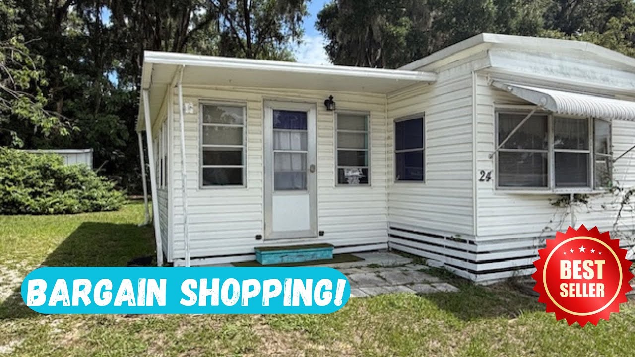 Affordable Florida Living! Tour ThisWater Front UNDER $25K Manufactured Home In Floral City 🏡