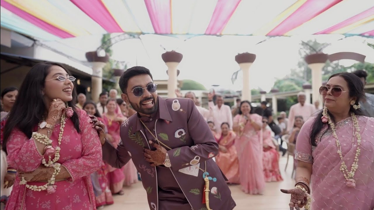 Groom’s Surprise Entry During Haldi Flash Mob