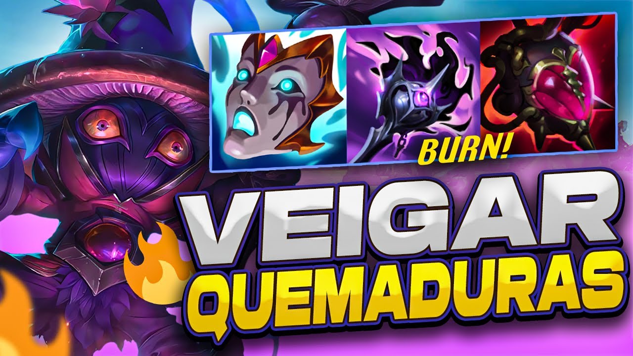 😱VEIGAR ¡PERO SI TE METES EN LA CARCEL TE QUEMO! (LA BUILD DE VEIGAR QUEMADURAS)