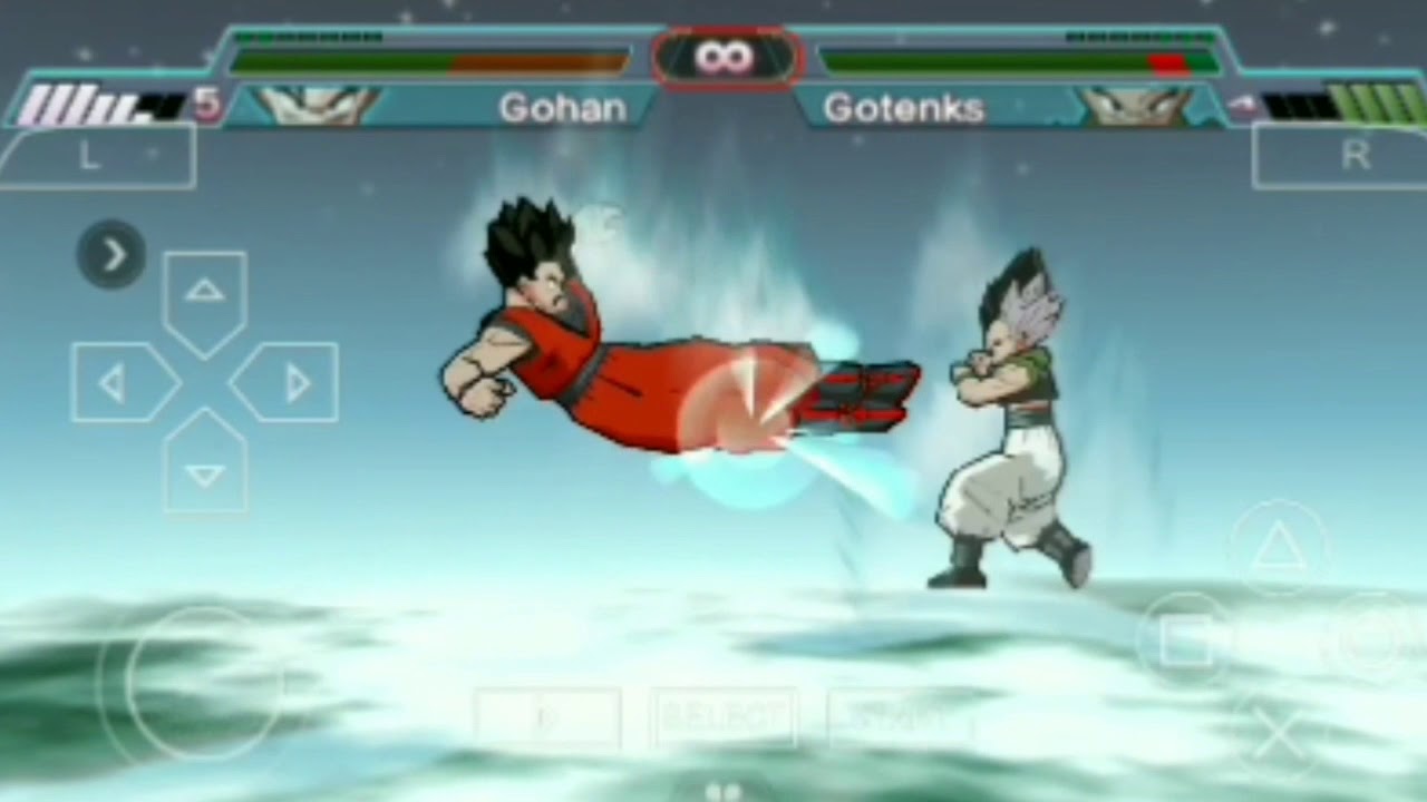 Dragon Ball Z Shin Budokai ( Gohan Vs Gotenks ) #4 - YouTube