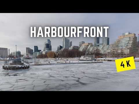 Toronto 🇨🇦 Waterfront Walk | Harbourfront to Music Garden, 4K