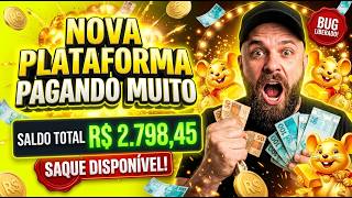 PLATAFORMA PAGANDO DANDO BANCA DE GRAÇA NO CADASTRO - PLATAFORMA NOVA SAQUE FREE 2026!!
