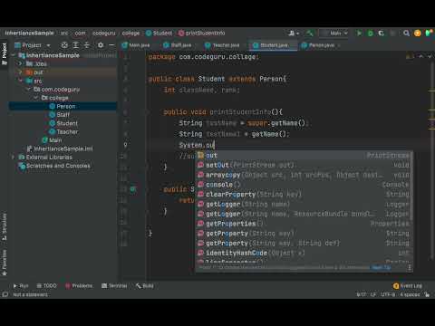 02: Super keyword Inheritance | Advanced Java | Java Programming in Tamil | Code Guru