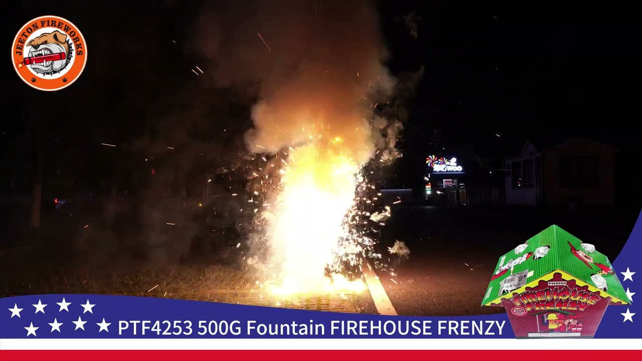 PTF4253  500Grams Fountain FIREHOUSE FRENZY