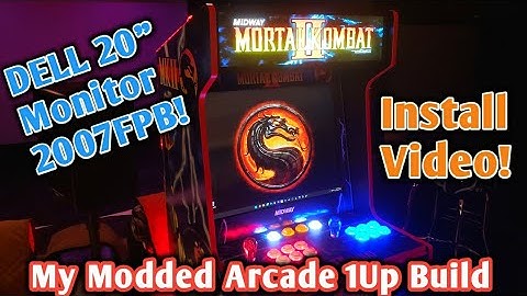 Installing a 20" Dell 2007fpb Monitor In my Arcade1up!