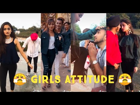 Girls attitude //girls power😎 tik tok video funny tik tok