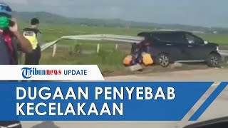 VIRAL Video Kecelakaan Mobil Tertusuk Besi Pembatas Jalan Tol, Ahli Ungkap Dugaan Penyebabnya