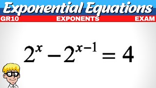 Famous Exam Exponential Equations Grade 10 Wealth